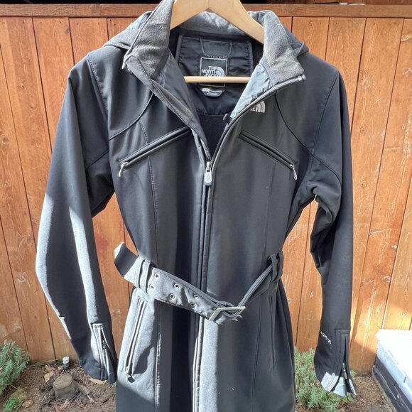 THE NORTH FACE Apex Bionic Belted Trench Hoodie Coat S/P - Picture 9 of 11